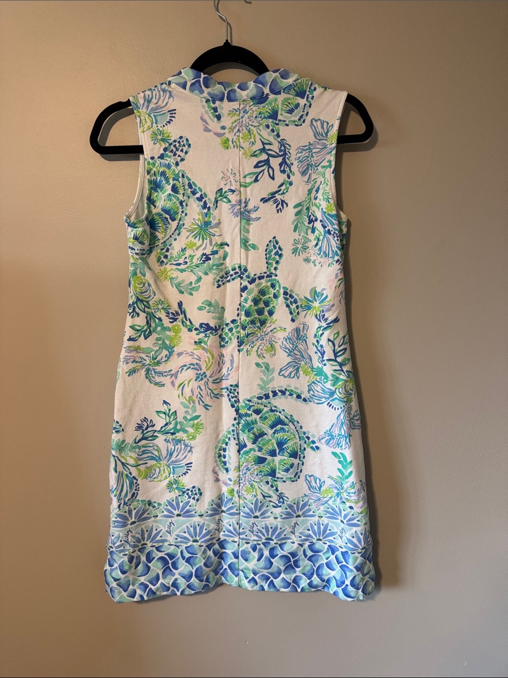 Lily Pulitzer Larsen Island Ride Engineered French Terry Shift Dress - Picture 4 of 5